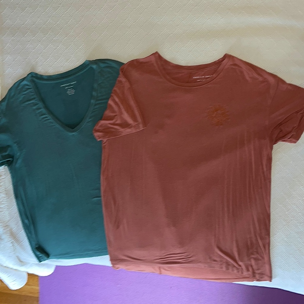 Two AE Soft & Sexy Shirts